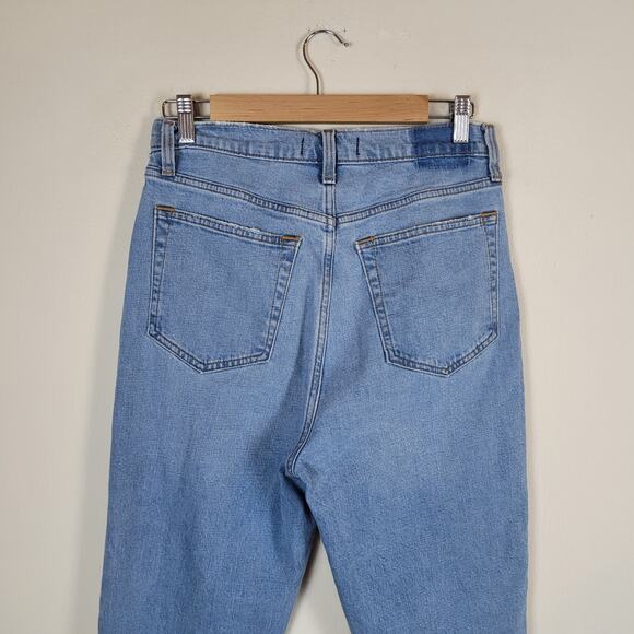 Abercrombie & Fitch Jeans 29 8R 90s Slim Straight Ultra High Rise Criss Cross - Picture 4 of 10